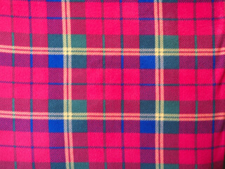 red green blue and yellow tartan texture background