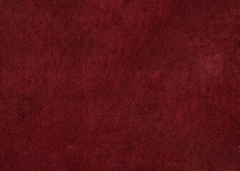 Paper texture cardboard background close-up. Dark and deep red, grunge old paper surface texture