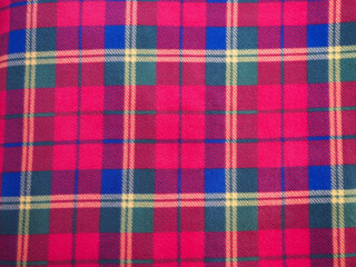 red green blue and yellow tartan texture background