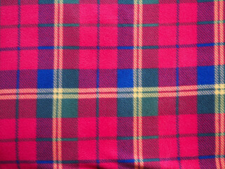 red green blue and yellow tartan texture background