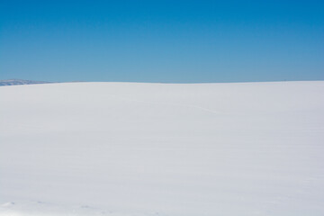 雪原と青空
