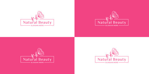 Natural cosmetics logo inspiration