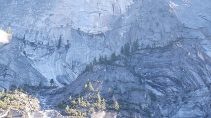 Rock in the mountains in Yosemite