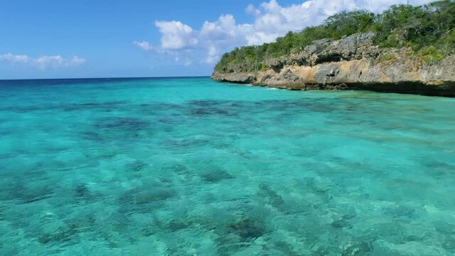 Crystal Clear water with Coral Reefs