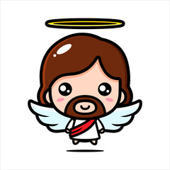 vector design of Jesus love	

