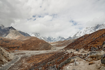 Way to Gorak Shep, Everest Regions