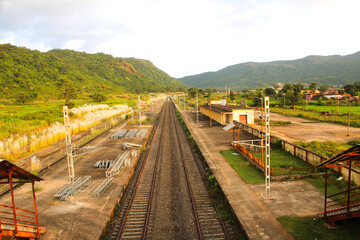 railway in the mountains