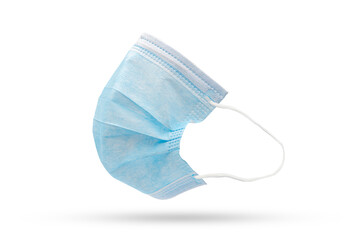 Medical protective mask coronavirus protection ,COVID-19 isolated on a white background
