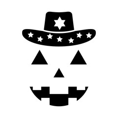 halloween pumpkin with hat