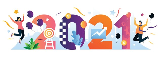 2021 new years eve celebration jumping happy couple