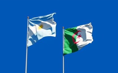 Flags of Argentina and Algeria.