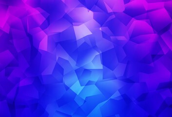 Obraz premium Light Pink, Blue vector abstract mosaic pattern.