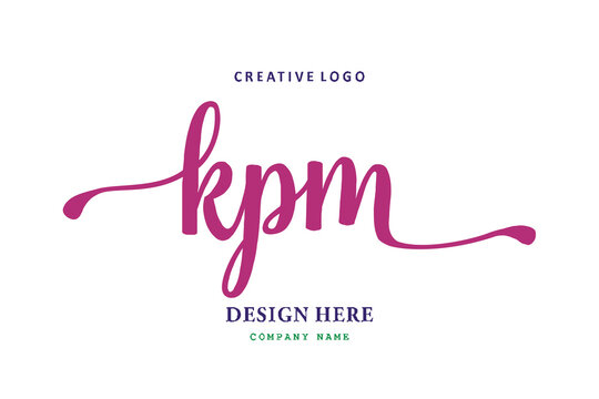 KPM lettering logo is simple, easy to understand and authoritative
