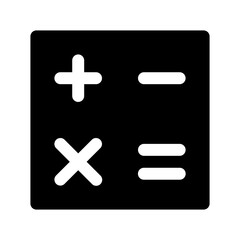 calculator icon vector suitable for user interface isolated