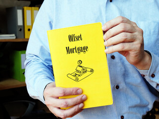 Business concept about Offset Mortgage with inscription on the page.