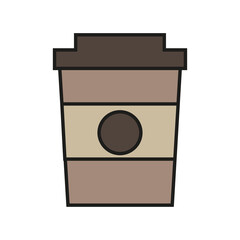 coffee mug icon vector design