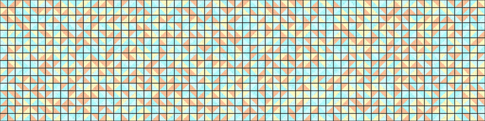 Abstract Geometric Pattern generative computational art illustration