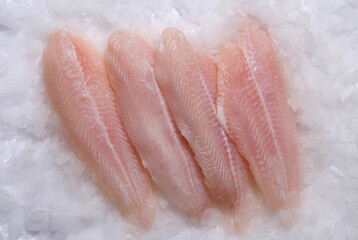 Fototapeta premium mackerel fish kept on ice
