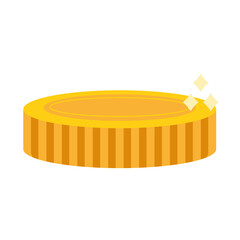 coin money dollar golden isolated icon