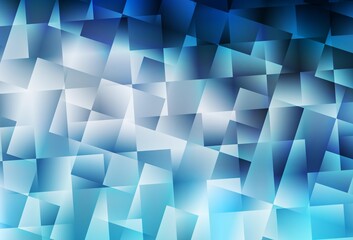 Light BLUE vector low poly background.