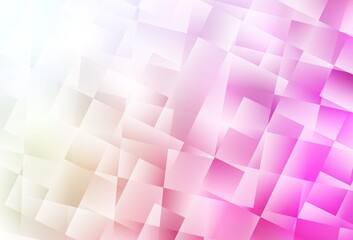 Light Pink, Yellow vector pattern in square style.