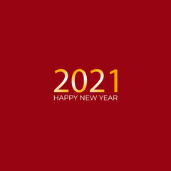 2021 Happy New Year banner