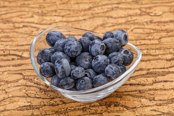 Sweet fresh juicy blueberries heap