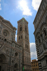 Fototapeta na wymiar Florence Cathedral and Giotto's bell tower