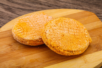 Raw chicken cutlet for roast