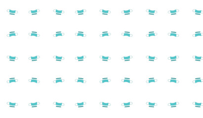 Facemask medical on white background