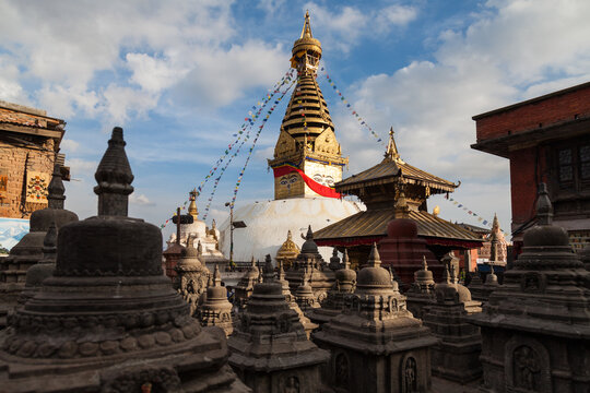 Swayambhu Stupa in Kathmandu, Nepal