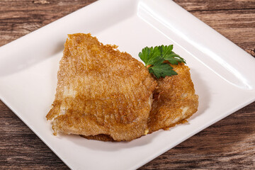 Roasted delicous seafood - stingray wings