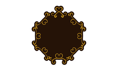 フレーム素材 豪華でエレガントなゴシックフレーム Wall Mural Tak