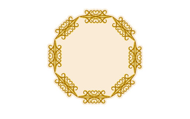 フレーム素材 豪華でエレガントなゴシックフレーム Wall Mural Tak