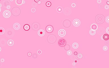 Light Red vector texture with disks.