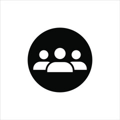 Illustration of human icon vector. User avatar symbol icon modern design color editable on white background