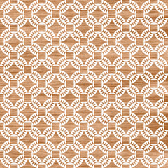 Geometric klim ikat pattern with grunge texture
