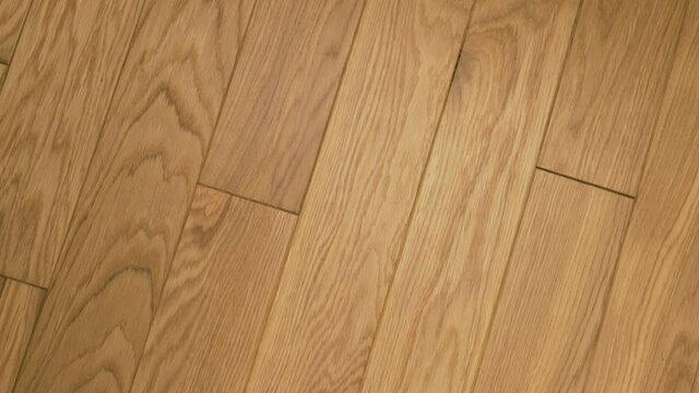 Light Solid Wooden Floor, Board, Parquet, Wall, Finishing of the Room Made of Natural Oak in a Modern Cozy Interior.
