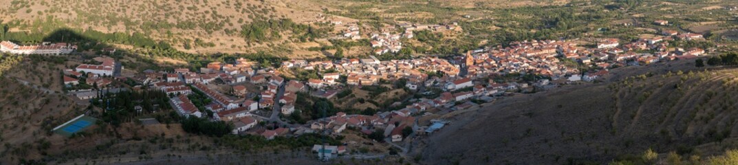 Fototapeta na wymiar Aldeire a town among the Sierra Nevada mountains