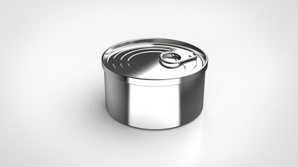 can top white background one center angled 3D Render