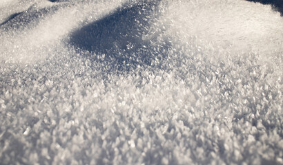 fresh snow winter background banner