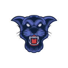 Panther head vector mascot logo. Perfect for your sports and esports team