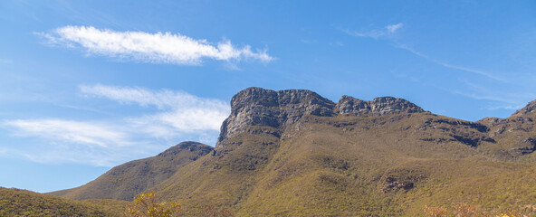 Bluff Knoll, the highest peak in the Sitrling Range National Park, north of Alabany in Western Australia