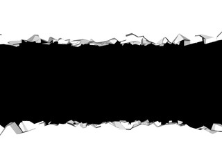 Abstract White Architecture Design Concept