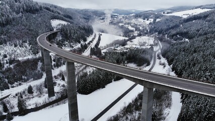 Bridge in Snow 