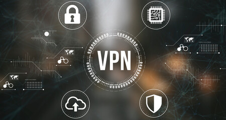 Obraz premium Internet, business, Technology and network concept. Cyber security data protection business technology privacy concept.