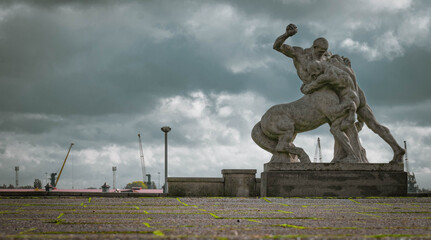 monument of david and goliat