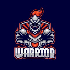 Warrior E-sports Logo Template