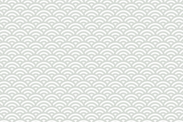 和柄「青海波」