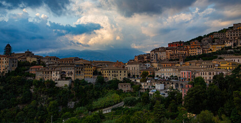 Fototapeta na wymiar View of Italian village